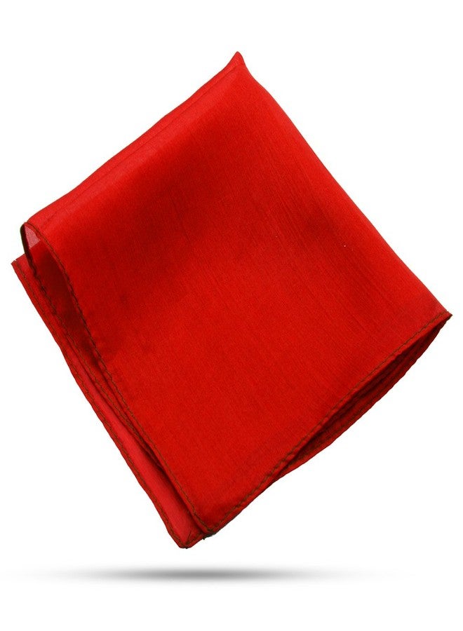 Magic Makers Professional Grade 9 Inch Magician's Silk - Red - Image 4